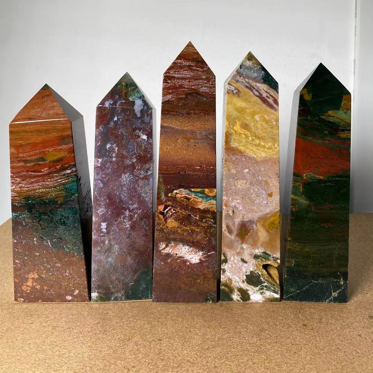 Large sold Ocean Jasper Crystal Tower