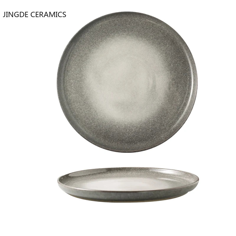 Shades Of Grey Ceramic Plates