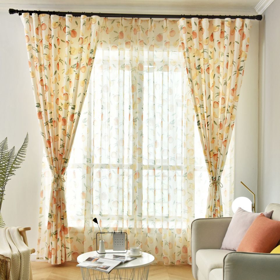 Cute Fruits Curtains