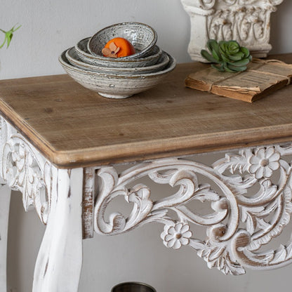 Solid Wood American Antique Console Table