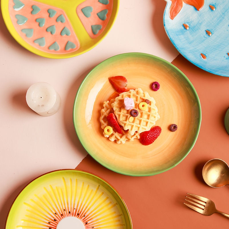Fruit Shaped Ceramic Plates