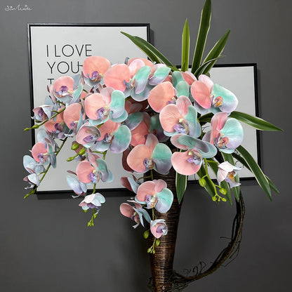 Artificial Colorful Orchid Flowers