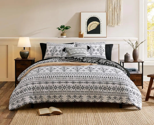 Sierra Nights Reversible Aztec Western 7-Piece King Comforter Set
