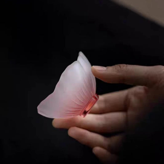 4 Pcs Glazed Sakura Bowls