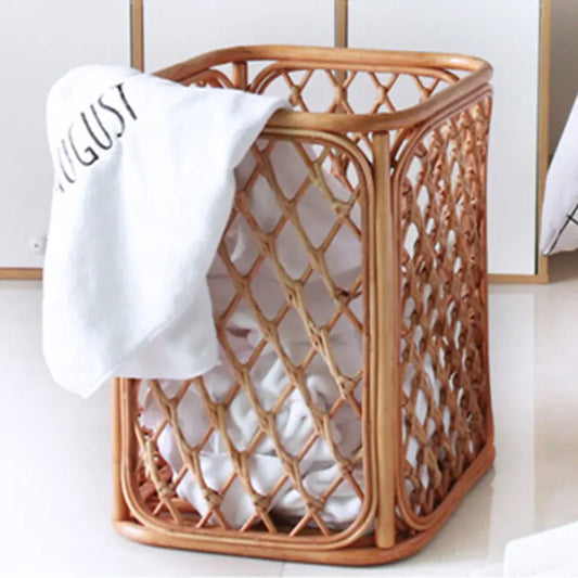 Handmade Rattan Laundry Basket