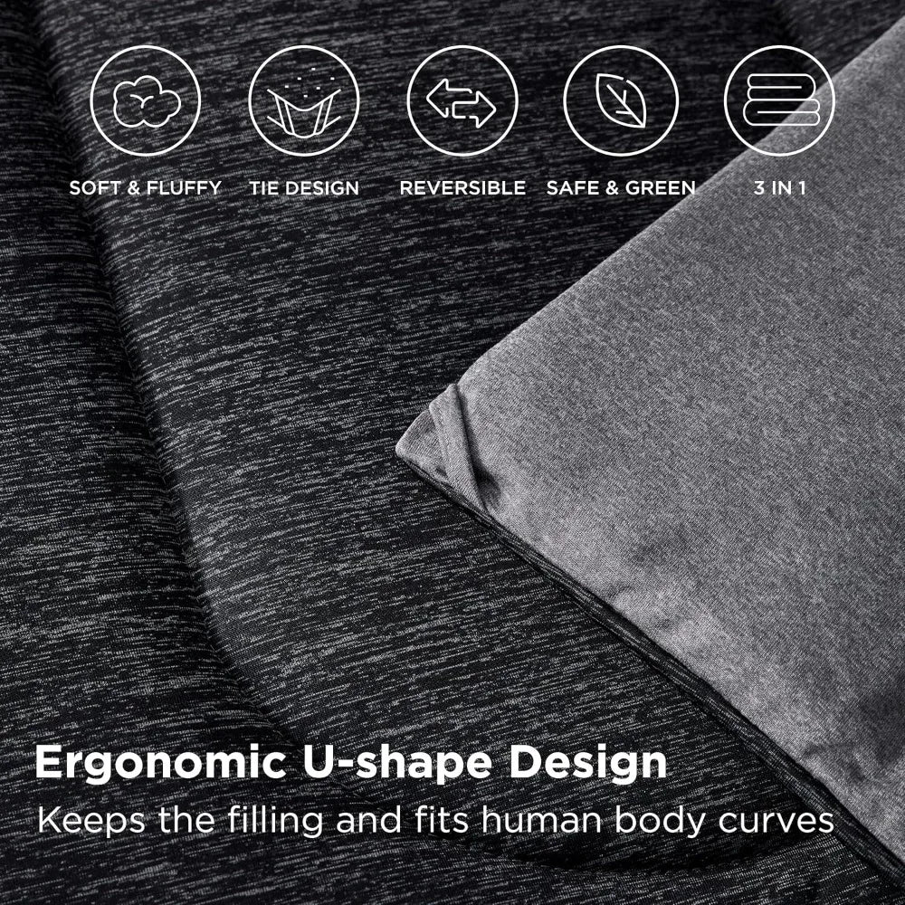 Charcoal Mist 3-Piece King Comforter Set