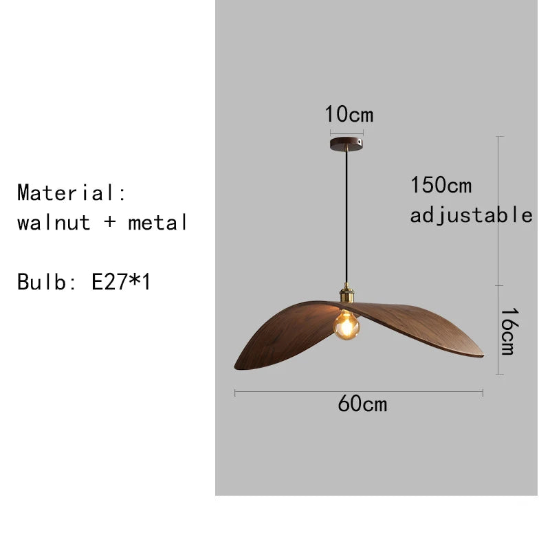 Seagull Wooden Pendant Light