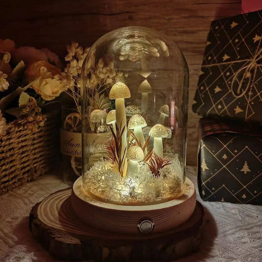 Enchanted Forest Glow Dome Lamp