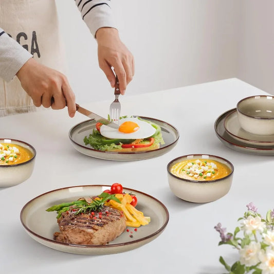 Verdante™ 18-Piece Stoneware Dinnerware Set