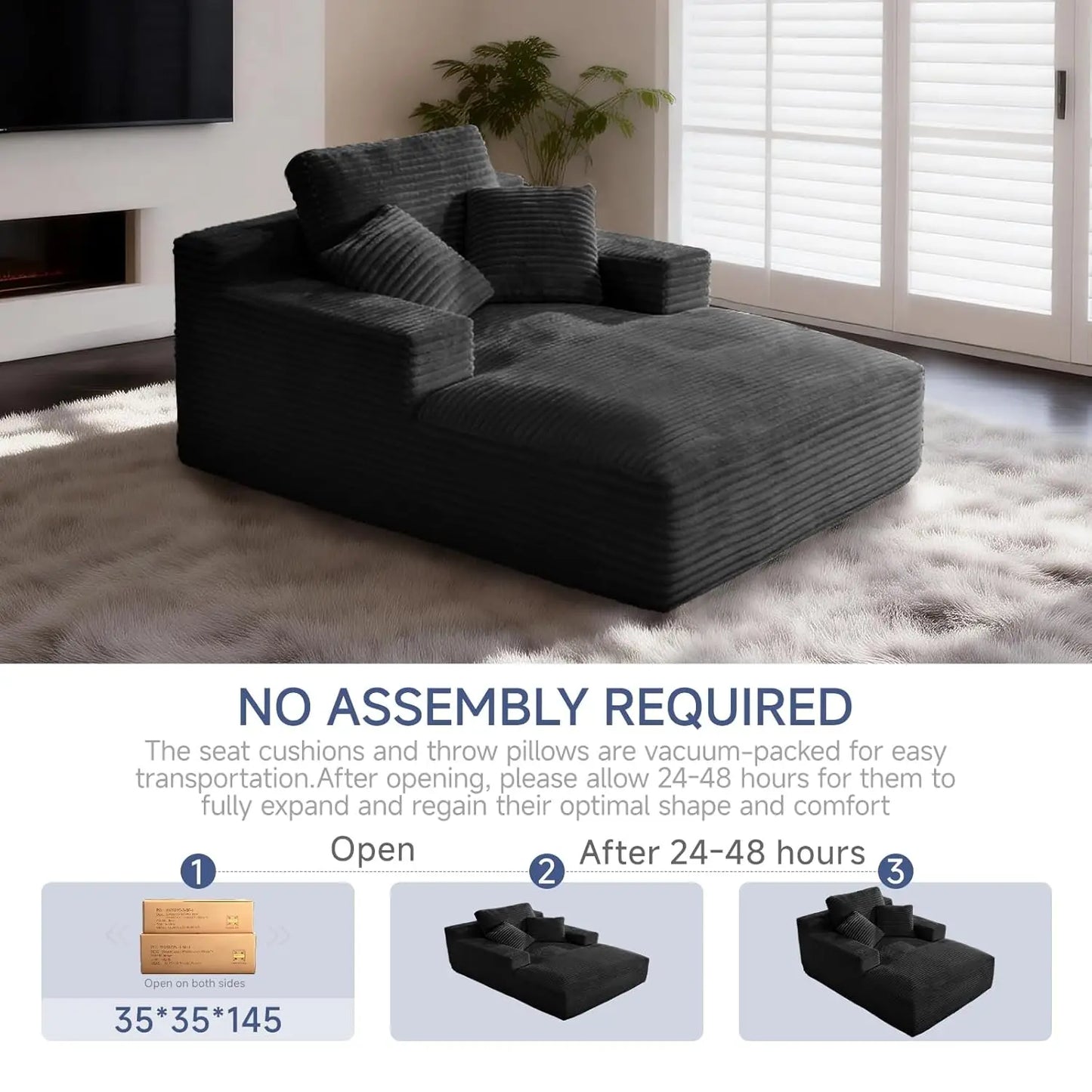 Veloura DeepNest Chaise Lounge