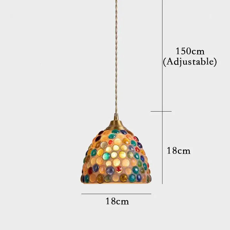 Ocean Pearl Mosaic Pendant Lamp