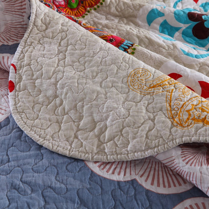 Ruby Quilted Bedspread Set