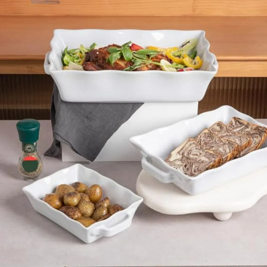 WaveForm Elegance™ Ceramic Bakeware Set