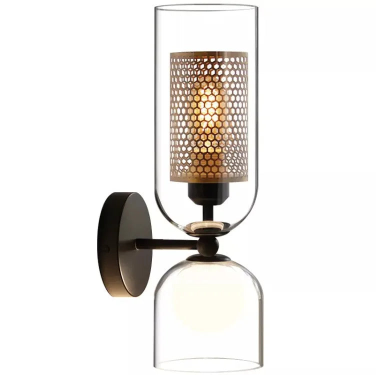 Dualis Ember Glass Wall Sconce