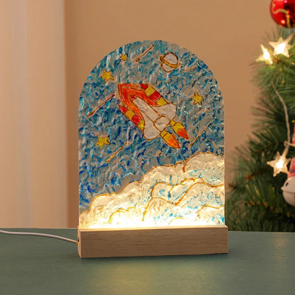 DIY Acrylic Glass Painting Night Light Kit