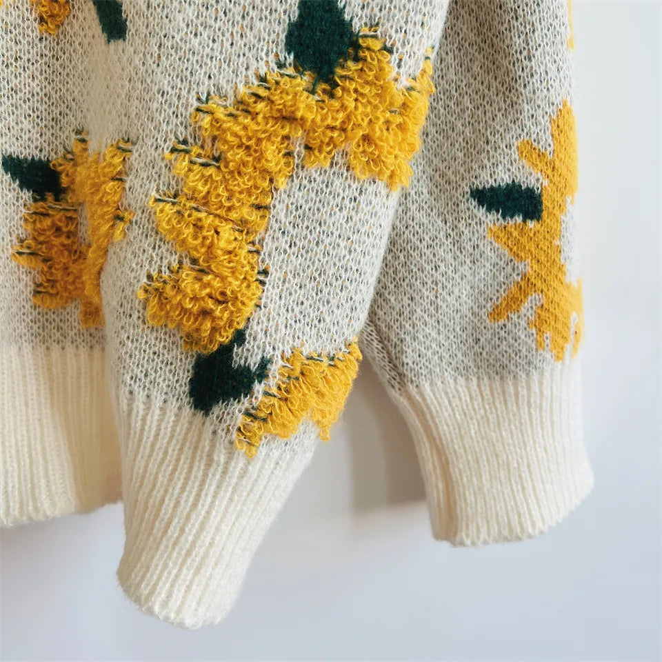 Unisex Sunflower Sweater