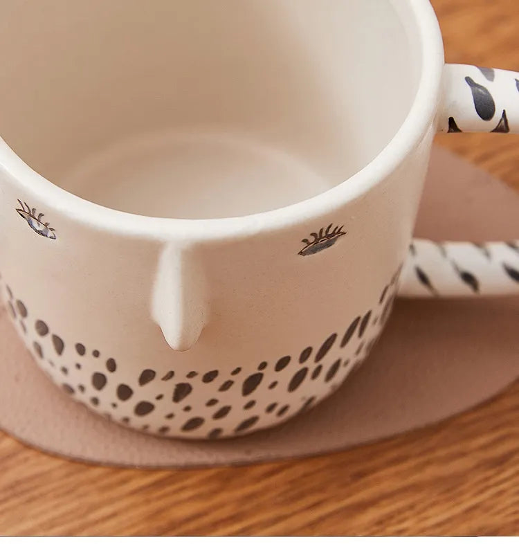 Face Illustration Coffee Mug