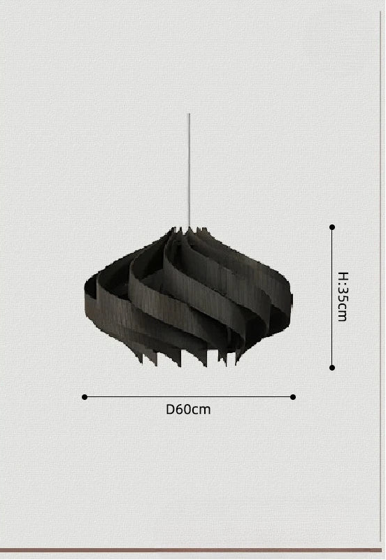 Crescent Swirl Pendant Light