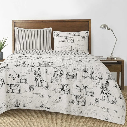 Ranch Life 3-Piece King Quilt Set