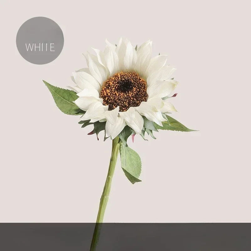 3pcs Real Touch Artificial Sunflowers Branches