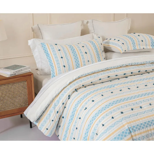 Boho Horizon 3-Piece Duvet Cover Set