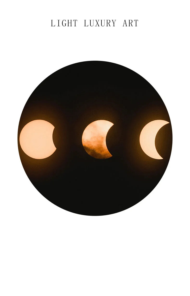 Luminus  Moon Phases Wall Art