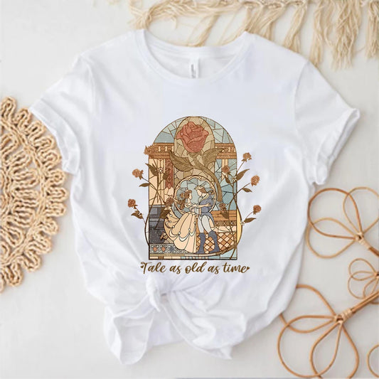 Vintage Tale As Old As Time Graphic Tee