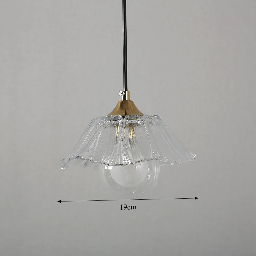Petaluxe Glass Bloom Pendant Light