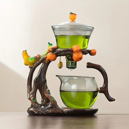 AmberBranch™ Teapot Pour Ritual Set