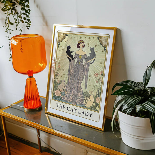The Cat Lady Tarot Wall Art
