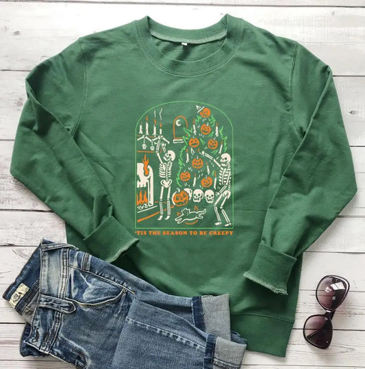 TIS THE SEASON TO BE CREEPY Sweatshirt