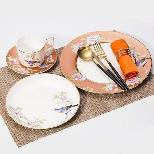 4 Pcs Dinner Set Blackbrdstore