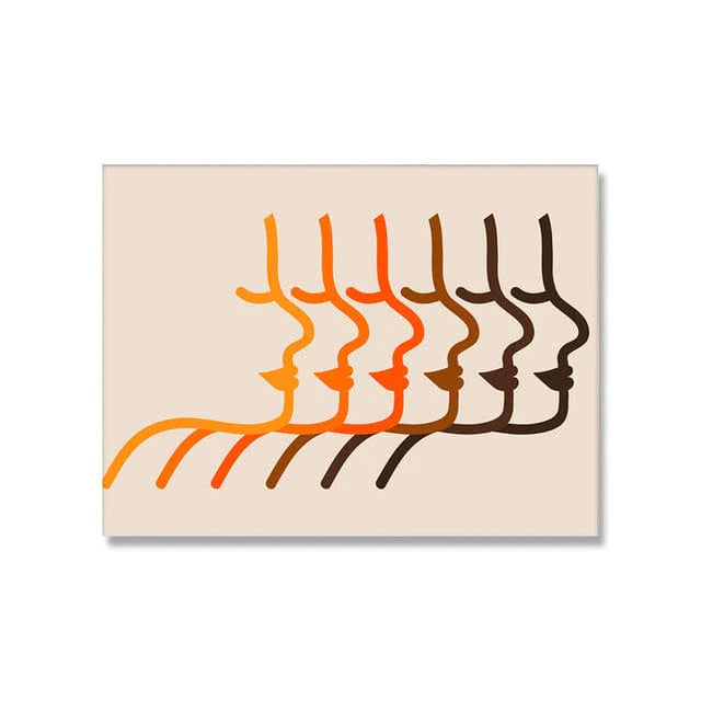 70s Retro Poster Canvas Wall Art Blackbrdstore