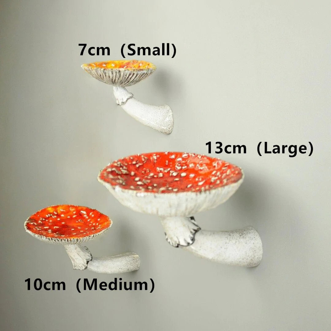Amanita Mushroom Hanging Shelf Blackbrdstore