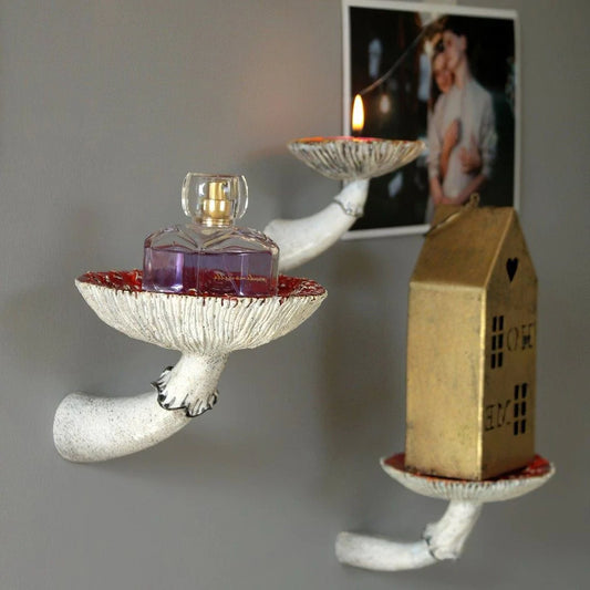 Amanita Mushroom Hanging Shelf Blackbrdstore