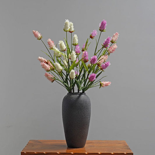 Artificial 6 Heads Bromeliad Plant Blackbrdstore