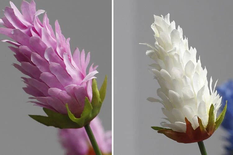 Artificial 6 Heads Bromeliad Plant Blackbrdstore