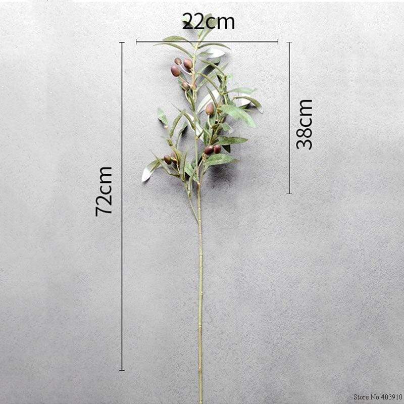 Artificial European Olive Tree Branches Blackbrdstore