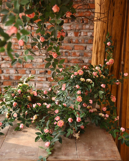 Artificial Small Roses Bud Blackbrdstore