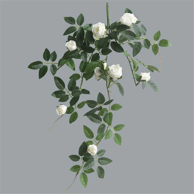 Artificial Small Roses Bud Blackbrdstore