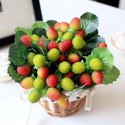 Artificial Strawberry Fruit Blackbrdstore