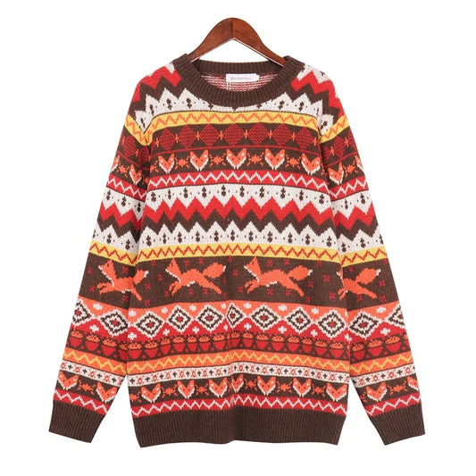 Autumn Fox Sweaters Blackbrdstore