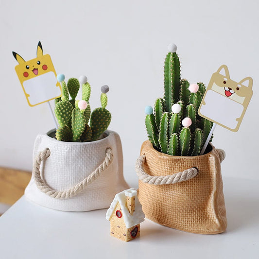 Bag Shape Plant Pots Blackbrdstore