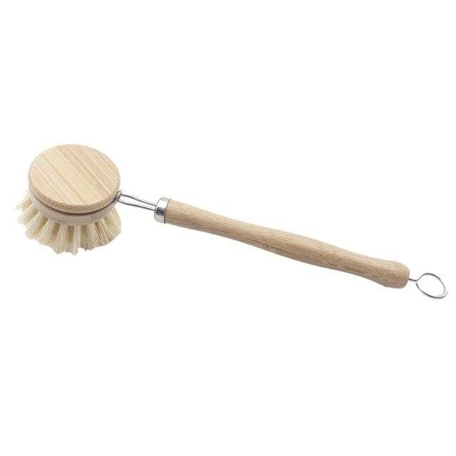 Bamboo Mini Scrub Brush Blackbrdstore