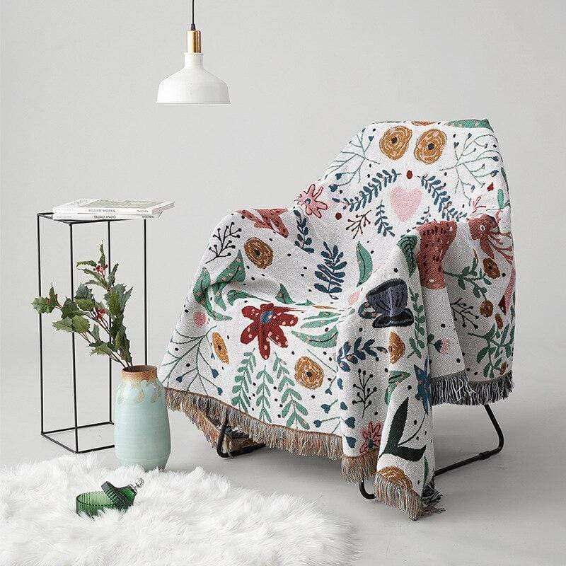 Botanical best sale throw blanket