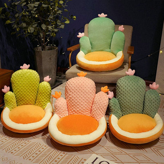 Cactus Chair Plush Pillow Blackbrdstore