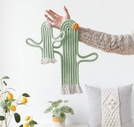Cactus Handmade Macrame Blackbrdstore