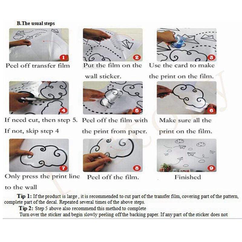 Cactus Wall Decals Blackbrdstore