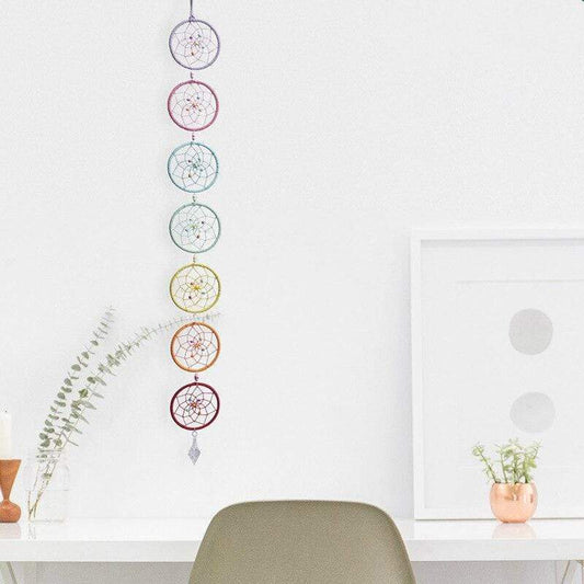 Chakra Dreamcatcher Wall Hanging Decor Blackbrdstore
