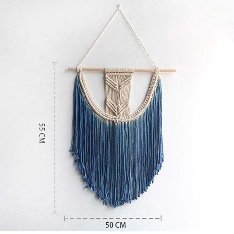 Colorful Macrame Hanging Tapestry Blackbrdstore